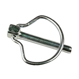 Lynch Pin, Series A81, Pear Keep, Mild Steel, Zinc Plated